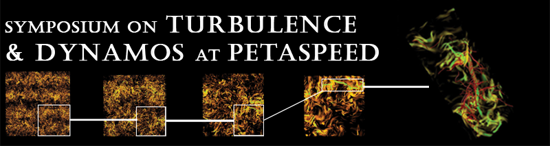 Symposium on Turbulence & Dynamos at Petaspeed Header